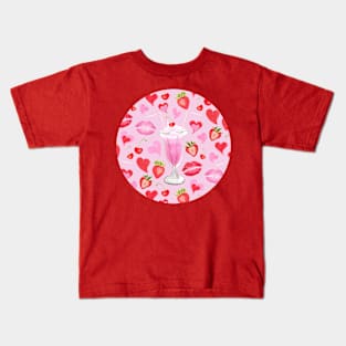 Milkshakes & Kisses Kids T-Shirt